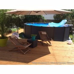Piscine Tubulaire Ronde Intex Graphite 4.78 X 1.24 M -Bleu Piscine piscine tubulaire intex graphite 2