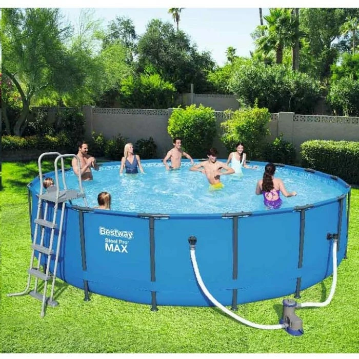 Piscine Tubulaire Ronde Bestway Steel Pro Max Bleu 5,49 X 1,22 M 7 Piscine Tubulaire Ronde Bestway Steel Pro Max Bleu 5,49 X 1,22 M – Image 7