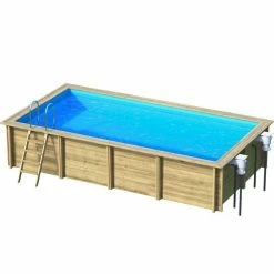 Piscine Weva Procopi En Bois 6 X 3 M 11 Piscine Weva Procopi En Bois 6 X 3 M -Bleu Piscine piscine procopi weva fond blanc