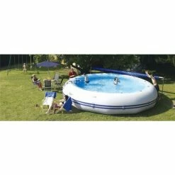 Piscine Ronde Zodiac Winky 8 10 Piscine Ronde Zodiac Winky 8 -Bleu Piscine piscine ronde zodiac winky 8 ambiance 2