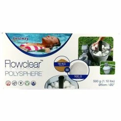 Balles Filtrantes Polysphères Bestway Flowclear 500 G -Bleu Piscine polysph res bestway pour filtre de piscine 500 g 3