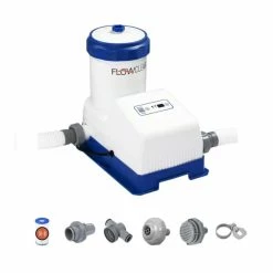 Épurateur à Cartouche Tactile Et Intelligent Bestway -Bleu Piscine pompe de filtration smart touch wifi 7750l 5