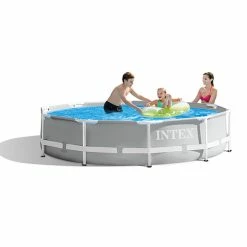 Piscine Tubulaire Ronde Intex Prism Frame 3,05 X 0,76 M + Epurateur 1 M3