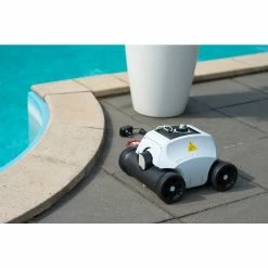 Robot Nettoyeur De Fond De Piscine Ubbink Robotclean Accu -Bleu Piscine robot accupool terrasse min