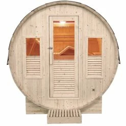 Sauna Traditionnel D'extérieur Holl's Gaïa Oméga -Bleu Piscine sauna