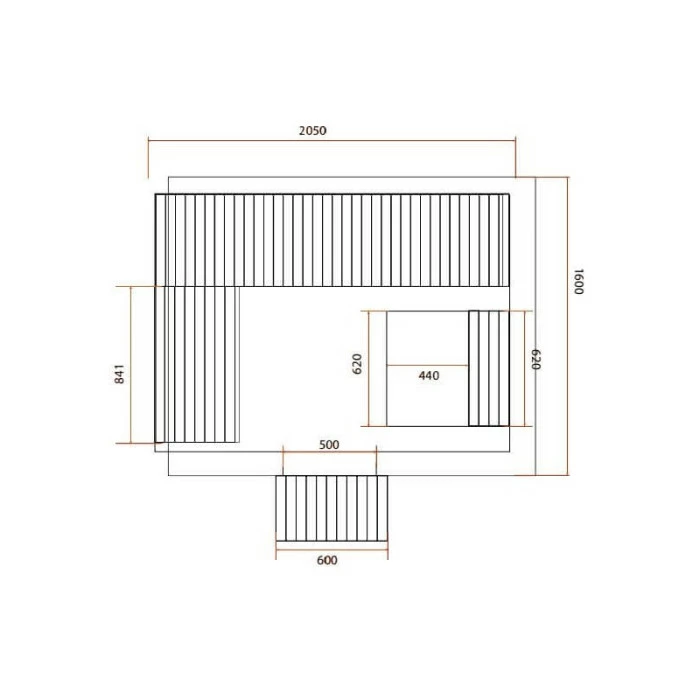 Sauna Traditionnel D'extérieur Holl's Gaïa Bella 10 Sauna Traditionnel D'extérieur Holl's Gaïa Bella – Image 10