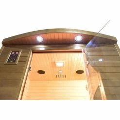 Sauna Infrarouge France Sauna SPECTRA - 2 Places -Bleu Piscine sn spectra03r sauna infrarouge france sauna spectra 2places plafond