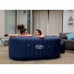 Spa Gonflable Bestway Lay-Z Spa HAWAII AirJet 4 Places 9 Spa Gonflable Bestway Lay-Z Spa HAWAII AirJet 4 Places -Bleu Piscine spa bestway hawaii airjet ambiance 1 1