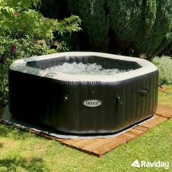 Spa Gonflable Intex PureSpa Carbone 6 Places 18 Spa Gonflable Intex PureSpa Carbone 6 Places -Bleu Piscine spa carbone intex raviday 7 1