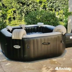 Spa Gonflable Intex PureSpa Carbone 6 Places 17 Spa Gonflable Intex PureSpa Carbone 6 Places -Bleu Piscine spa carbone intex raviday 1