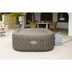 Spa Gonflable Bestway Lay-Z Spa CABO HydroJet 6 Places 11 Spa Gonflable Bestway Lay-Z Spa CABO HydroJet 6 Places -Bleu Piscine spa gonflable carre lay z spa cabo hydrojet 4 6 places 4