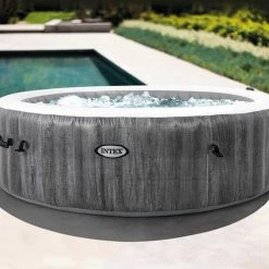 Spa Gonflable Intex PureSpa Baltik 4 Places -Bleu Piscine spa gonflable intex purespa baltik vignette min 1