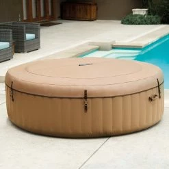 Spa Gonflable Intex PureSpa Sahara 6 Places -Bleu Piscine spa gonflable intex purespa sahara 6 places couvercle
