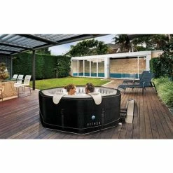 Spa Gonflable Netspa Python 6 Personnes -Bleu Piscine spa gonflable netspa python 6 personnes