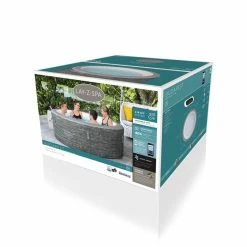 Spa Gonflable Bestway Lay-Z Spa BUDAPEST AirJet 6 Places -Bleu Piscine spa gonflable rond lay z spa budapest airjet 4 6 places carton