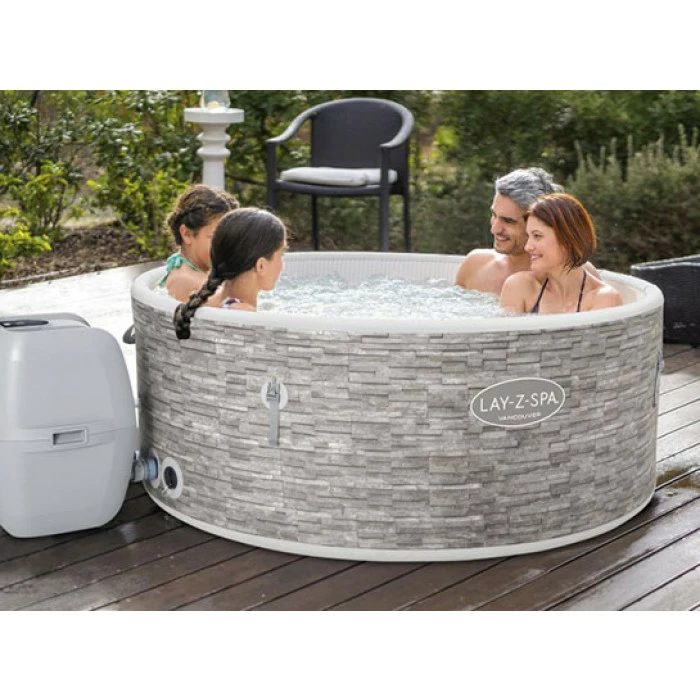 Spa Semi-rigide Bestway Lay-Z-Spa VANCOUVER AirJet Plus 5 Places 2 Spa Semi-rigide Bestway Lay-Z-Spa VANCOUVER AirJet Plus 5 Places – Image 2