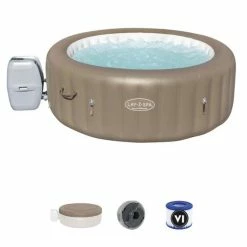 Spa Gonflable Bestway Lay-Z Spa PALM SPRINGS AirJet 6 Places 9 Spa Gonflable Bestway Lay-Z Spa PALM SPRINGS AirJet 6 Places -Bleu Piscine spa palm springs 2