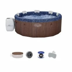 Spa Semi-rigide Bestway Lay-Z Spa TORONTO AirJet Plus 7 Places 23 Spa Semi-rigide Bestway Lay-Z Spa TORONTO AirJet Plus 7 Places -Bleu Piscine spa semi rigide rond lay z spa toronto airjet plus 5 7 places