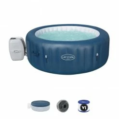 Spa Gonflable Bestway Lay-Z Spa MILAN AirJet Plus 6 Places -Bleu Piscine spa bestway milan 4