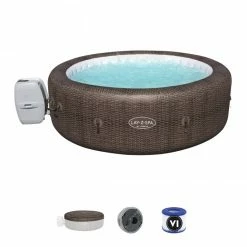 Spa Gonflable Bestway Lay-Z Spa St MORITZ AirJet 7 Places -Bleu Piscine spa bestway st moritz 3
