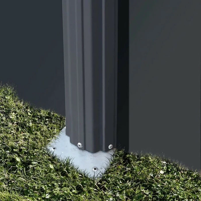 GRE Piscine Ovale Acier Gré Gris Anthracite - 5 X 3 X 1,20 M 4 GRE Piscine Ovale Acier Gré Gris Anthracite - 5 X 3 X 1,20 M – Image 4