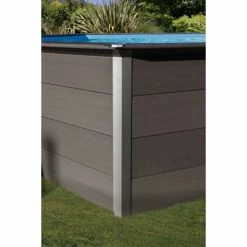 GRE Piscine Ovale Composite Gré - 5,24 X 3,86 X 1,24 M -Bleu Piscine structure piscine composite gre