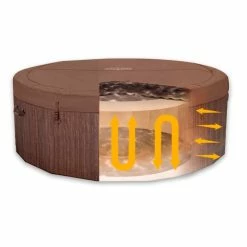 Spa Semi-rigide Bestway Lay-Z Spa TORONTO AirJet Plus 7 Places 27 Spa Semi-rigide Bestway Lay-Z Spa TORONTO AirJet Plus 7 Places -Bleu Piscine technologie mousse thermacore toronto