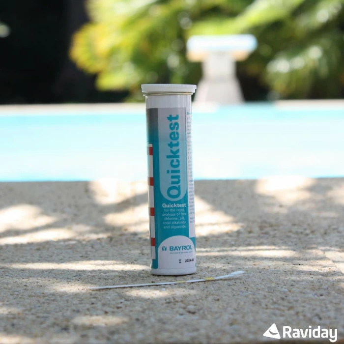 Tube De 50 Bandelettes D'analyse Et Test PH Bayrol Quicktest 4 Tube De 50 Bandelettes D'analyse Et Test PH Bayrol Quicktest – Image 4